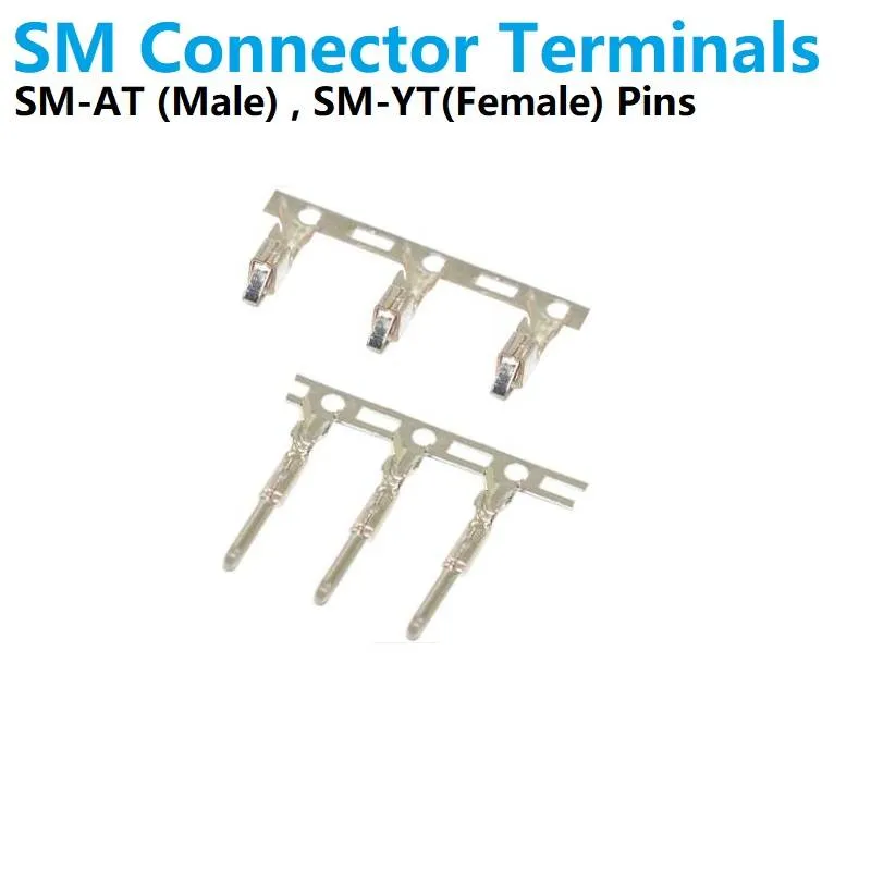 JST SM Connector Terminal Pins (SM-AT Male / SM-YT Female) Pack of 10
