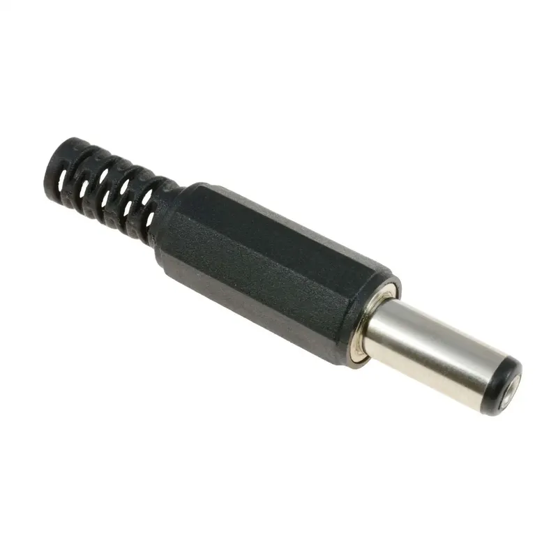 DC Power Plug Male 5.5x2.5mm Solder Type