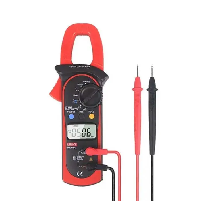 UNI-T UT204A 4000-Count Digital Clamp Meter AC/DC 600A