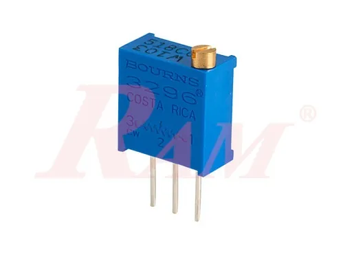 مقاومة متغيرة تريمر 1KΩ W102 بقدرة 1/2W عمودية