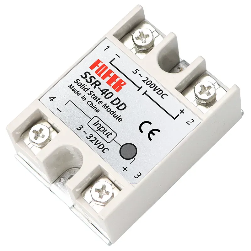 SSR-40 DD Solid State Relay 3-32VDC Control, 5-200VDC Load