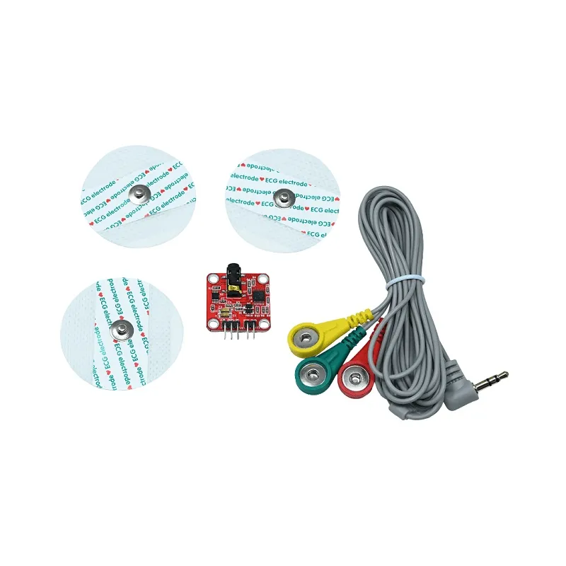 حساس العضلات EMG الإصدار V3.0 من Advancer Technologies مع كابل وأقطاب