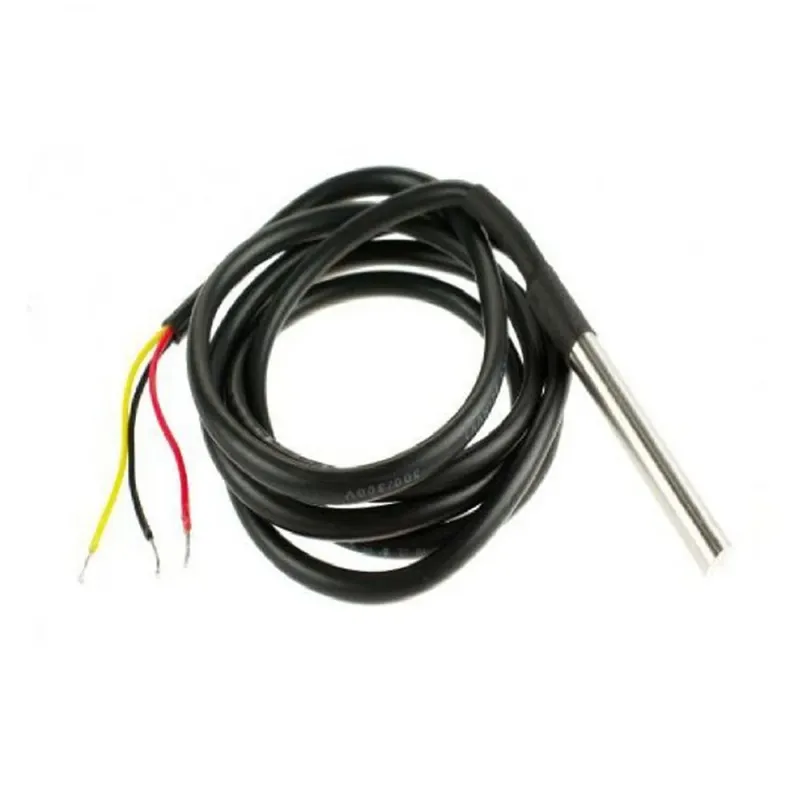 DS18B20 Waterproof Temperature Probe 1 m Stainless Steel