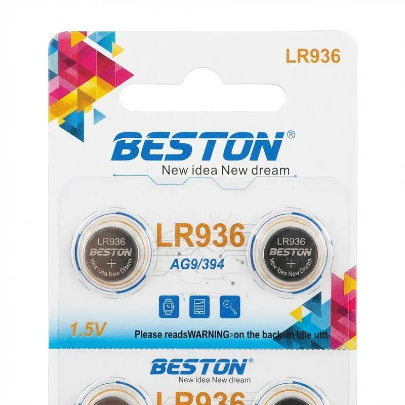 بطارية Beston LR936 (AG9/394) قلوية 1.5V – عبوة 2 قطعة