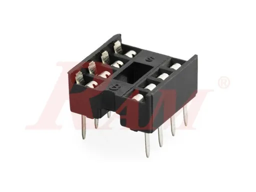 8-Pin DIP IC Socket (4+4) 2.54mm Pitch