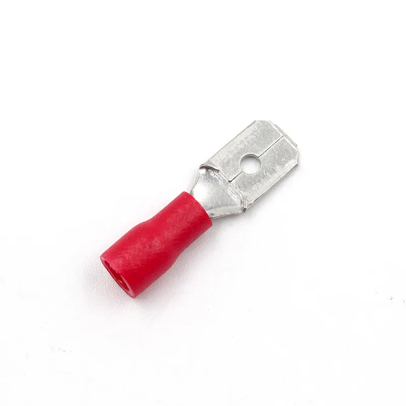 MDD1.25-250 Red Male Disconnect Terminal 6.3mm (22–16 AWG)