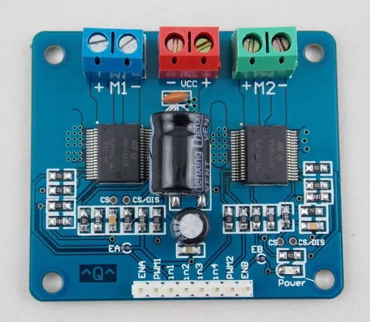 Dual VNH5180A DC Motor Driver Module, 8A, 6-24V
