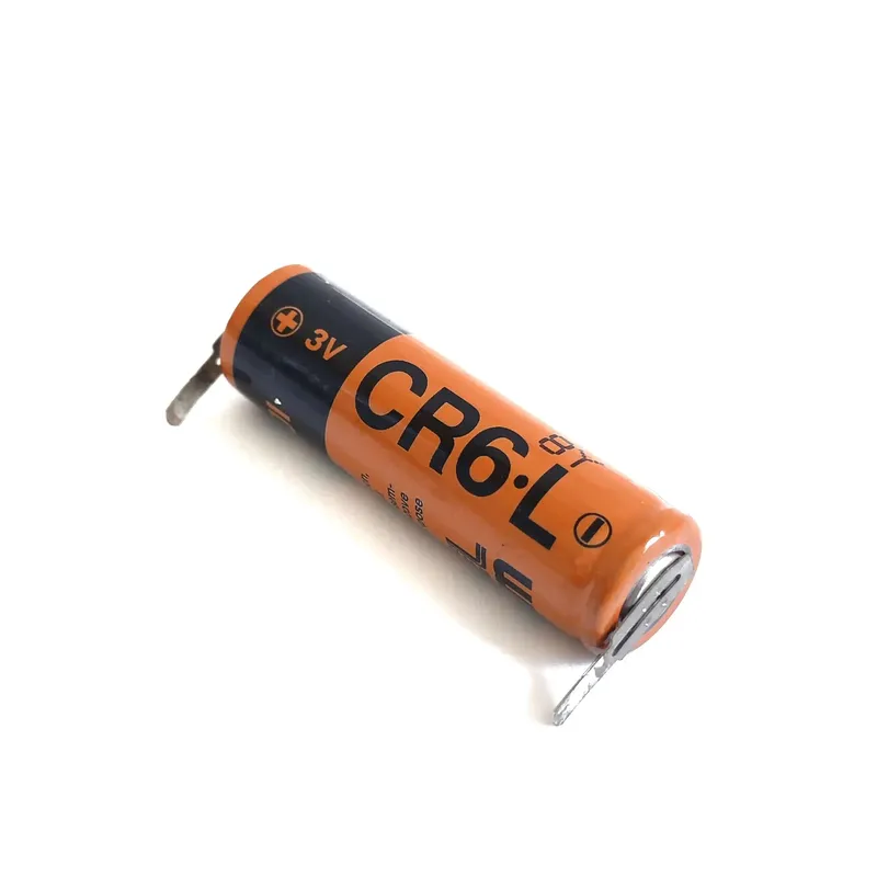 FUJI CR6.L 14500 3V 2300mAh AA Lithium Battery with 2-Pin Tabs