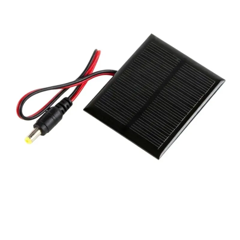 OSEPP SC10050 Monocrystalline Solar Cell 5V 100mA with Barrel Plug
