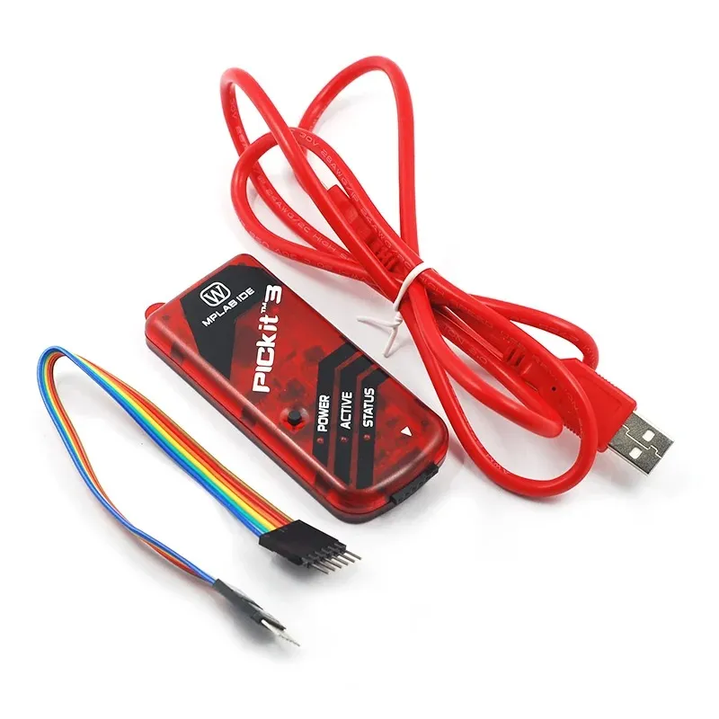 مبرمج وأداة تنقيح PICkit3 عبر USB للمتحكمات الدقيقة PIC