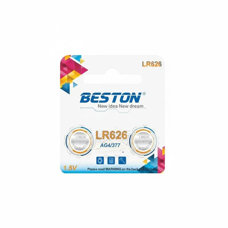 BESTON LR626 / AG4 / 377 1.5V Alkaline Button Battery (2 pcs)