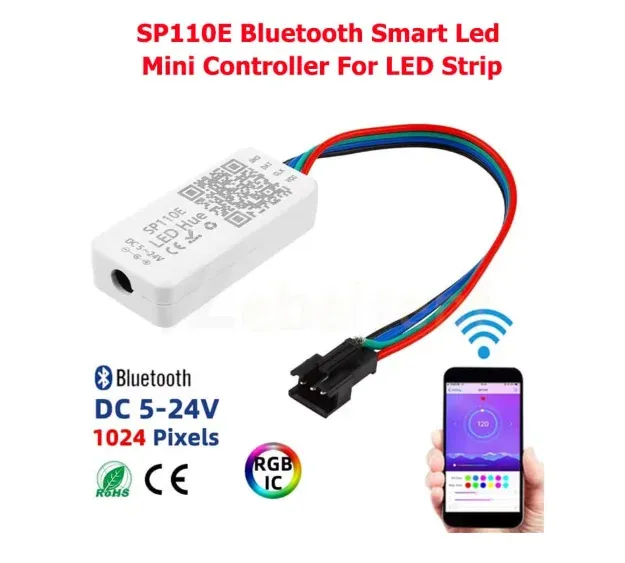 SP110E Bluetooth Smart LED Mini Controller for LED Strip