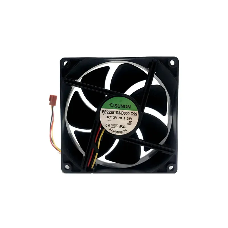 SUNON EE92251S3-D000-C99 3-Wire Cooling Fan 12V 1.3W