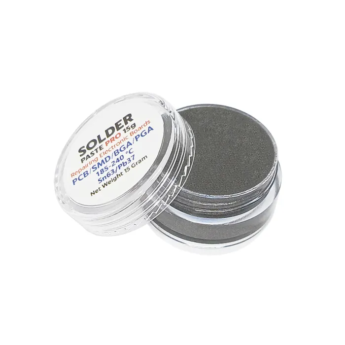 Metallic Solder Paste PRO 15g for PCB, SMD, BGA & PGA