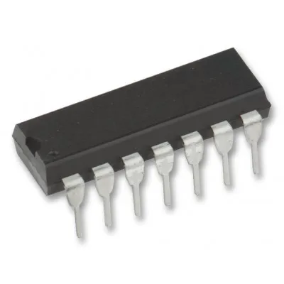 74393 Dual 4-Bit Binary Ripple Counter IC (DIP-14)