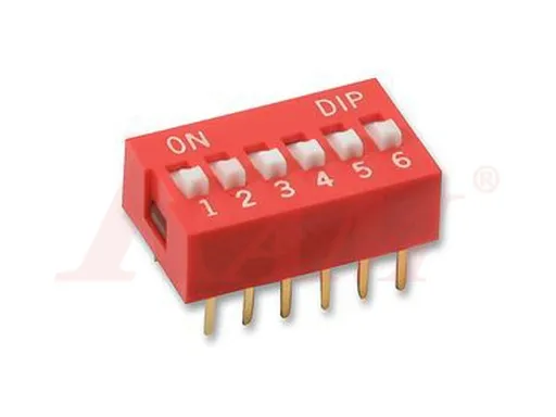 DIP Switch 6 Position (0.1 in Pitch)