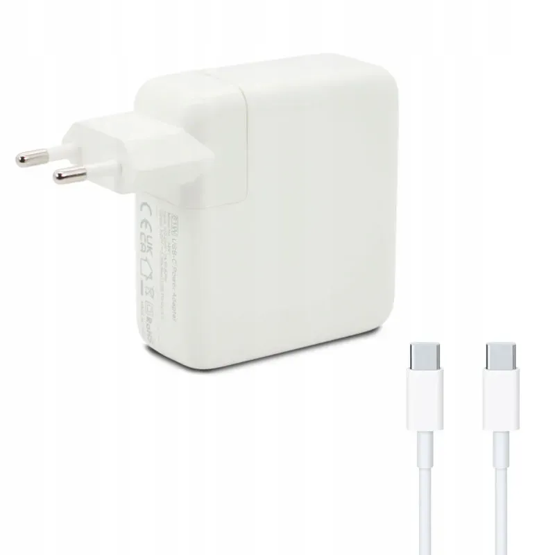 محول طاقة USB-C من نوع AE87 بجهد 5-20 فولت وتيار 4.35 أمبير وقدرة 87 واط مع كابل Type-C