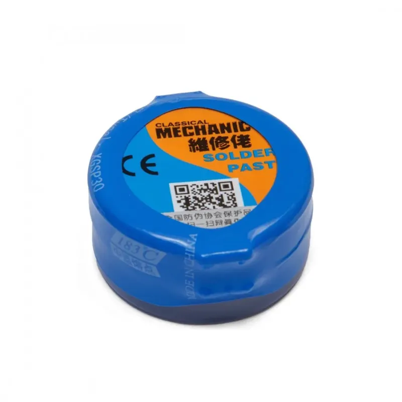 معجون لحام MECHANIC XGSP30 من Sn63/Pb37 وزن 20 جرام ونقطة انصهار 183°C