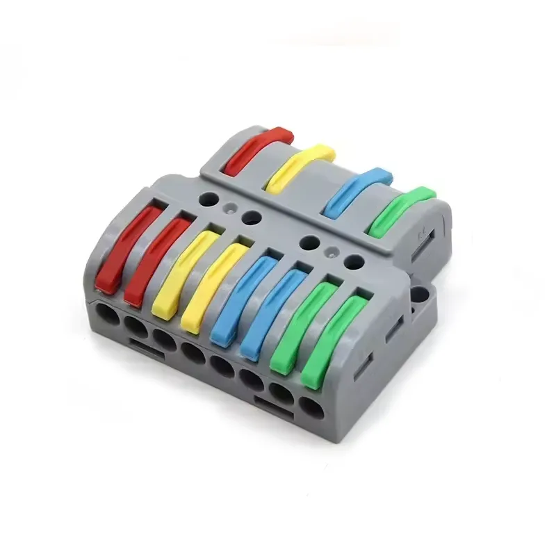 WAGO LT4-8 Panel-Mount Wire Connector 4 In 8 Out