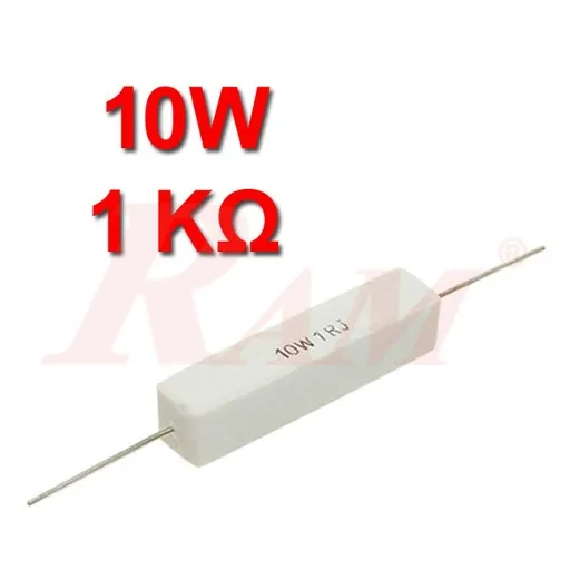Ceramic Power Resistor 10W 1KΩ